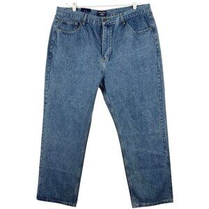 Cross‎ & Winsor Men's Blue Denim Jeans Size 42x30 Regular Fit Straight Leg NWT